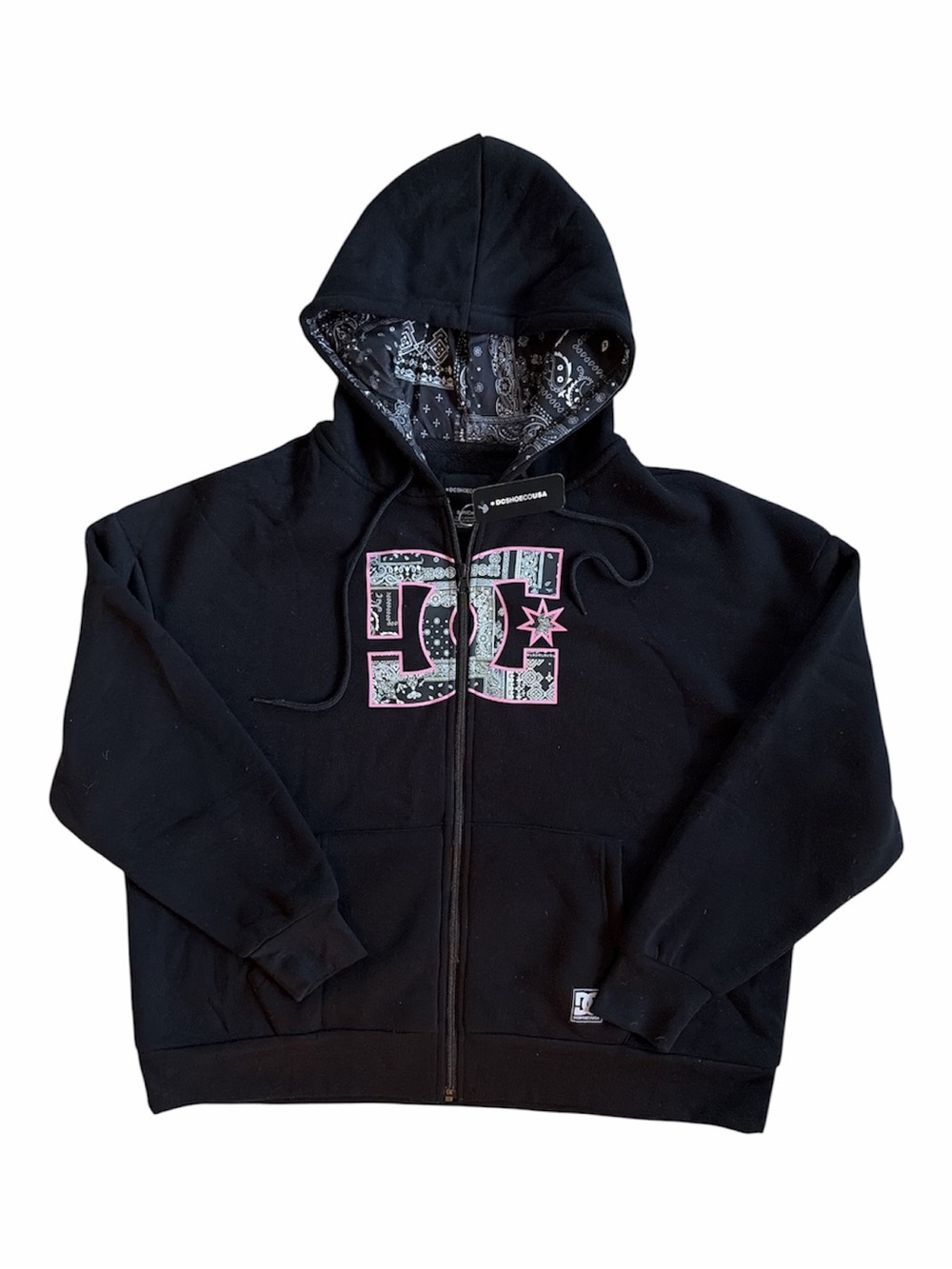 DC full zip hoodie sweatshirt